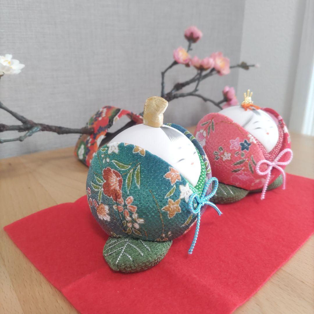 木目込人形❀ひな祭り❀ ひな人形 2体セット