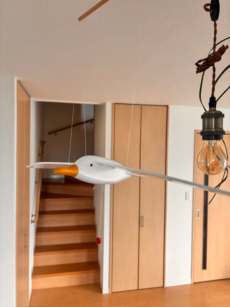 クレフト　カモメの木製モビール