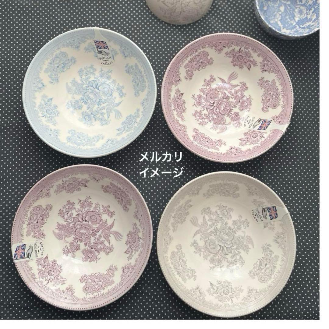 バーレイ アジアティックフェザンツ　シリアルボウル Burleigh ダブグレイ
