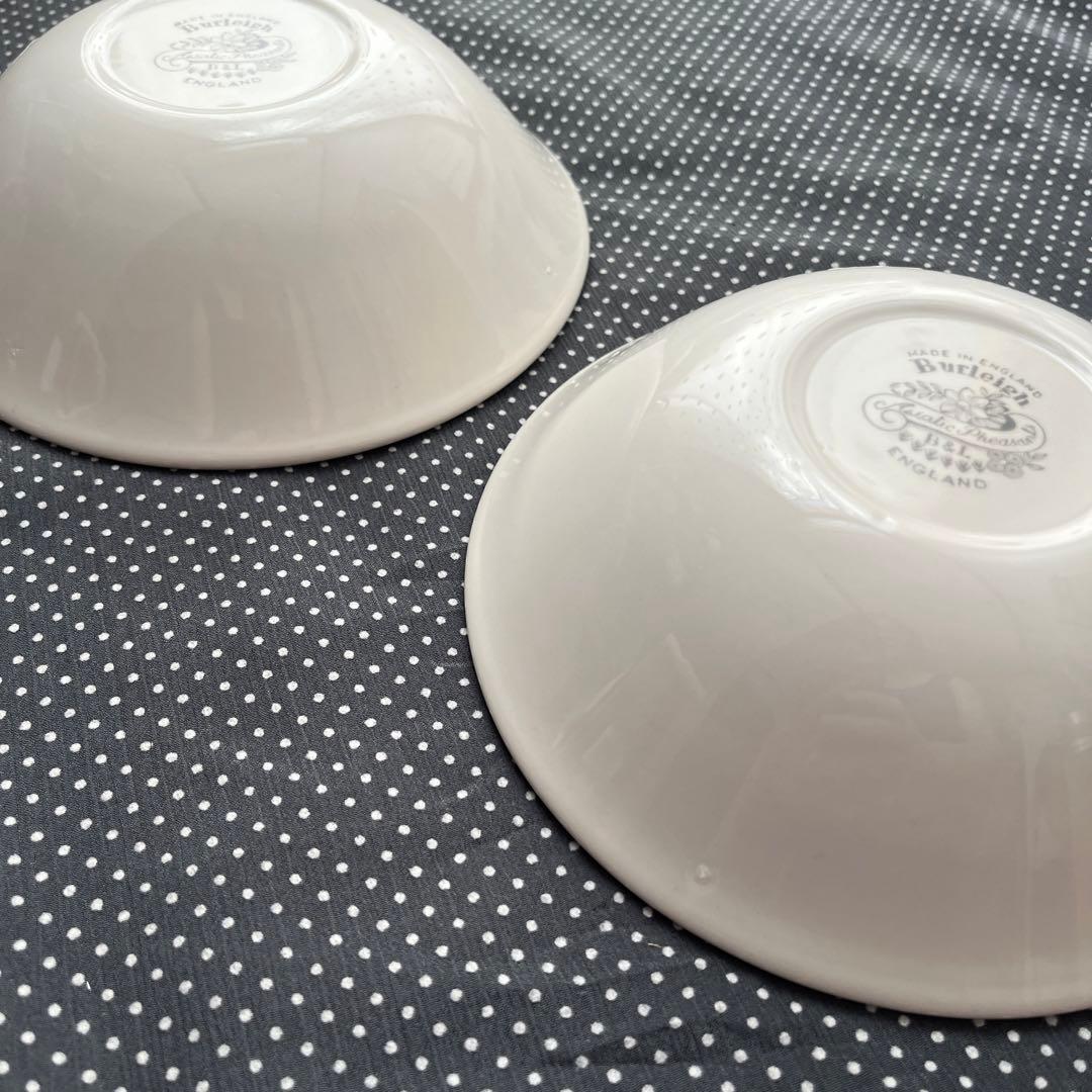 バーレイ アジアティックフェザンツ　シリアルボウル Burleigh ダブグレイ