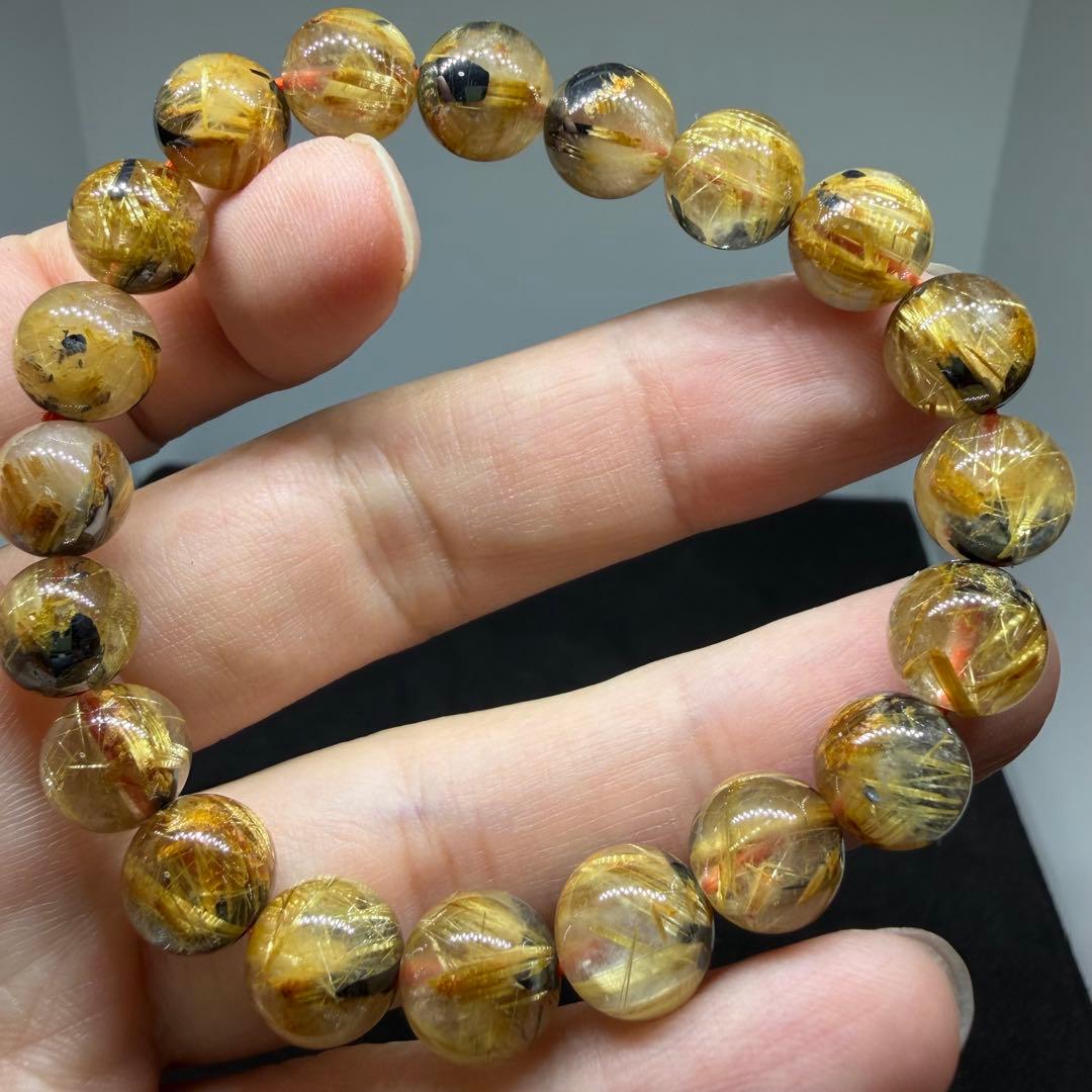 ■ハイクオリティ ゴールド タイチン ルチル クォーツ 078■