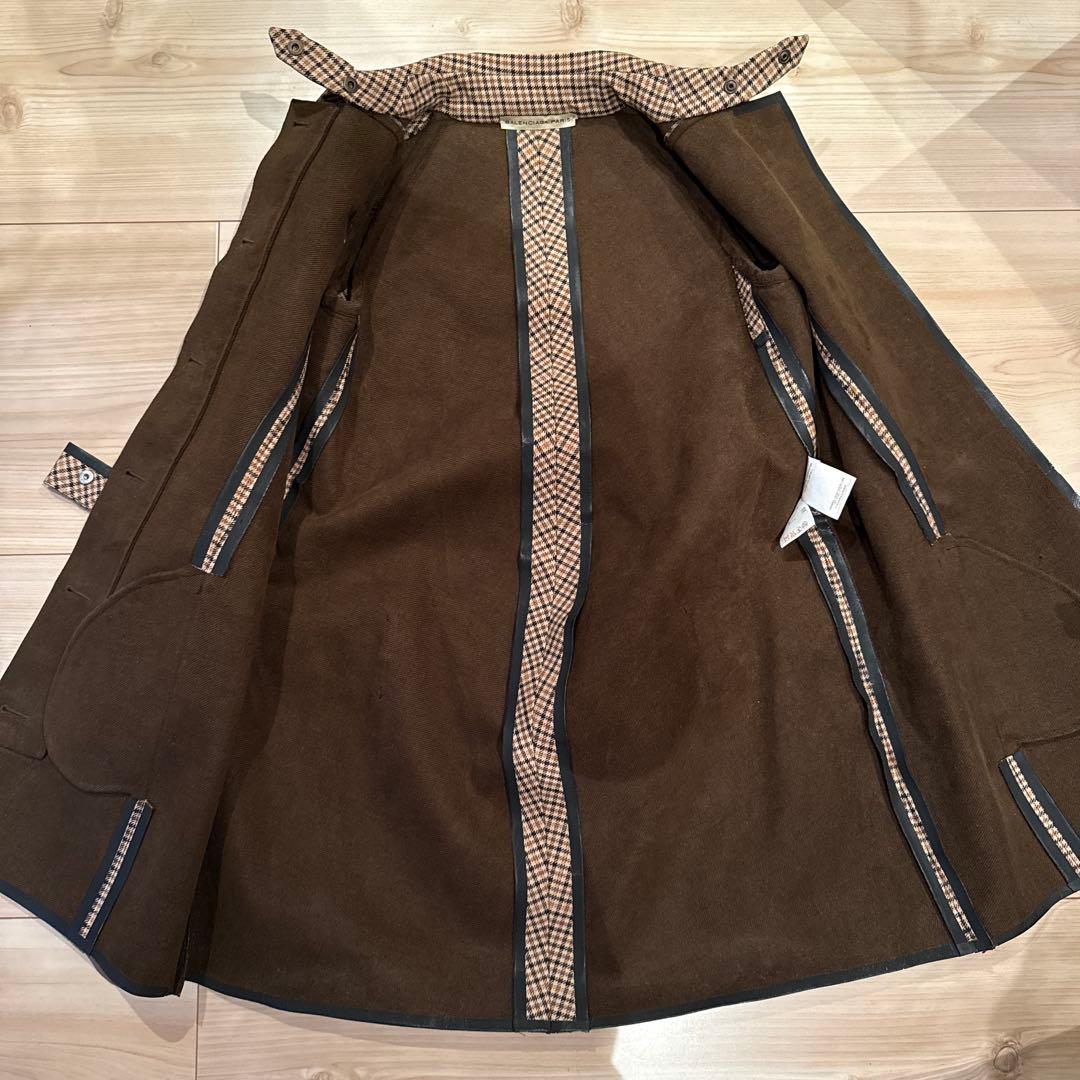 BALENCIAGA チェック柄トレンチコート