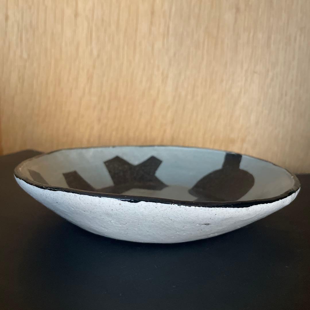 希少＊キムホノ 器 皿 抽象模様 陶器
