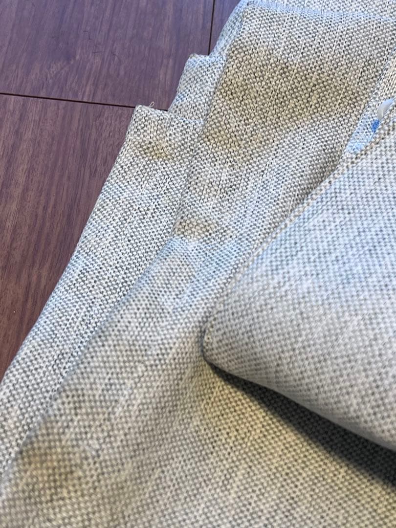無印良品　MUJI カーテン　遮光1級　防災　レース2点セット　腰高窓　出窓