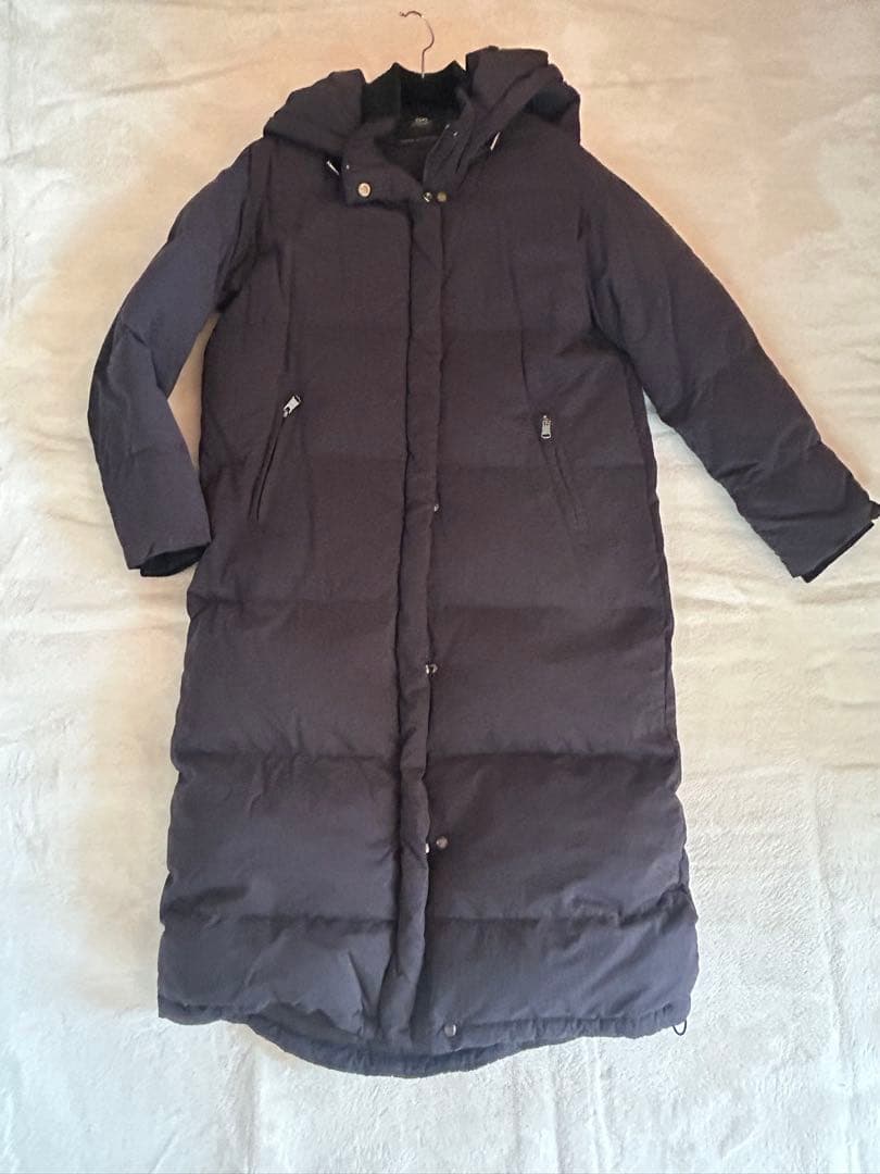 ZARA ブラック ロングダウンジャケット