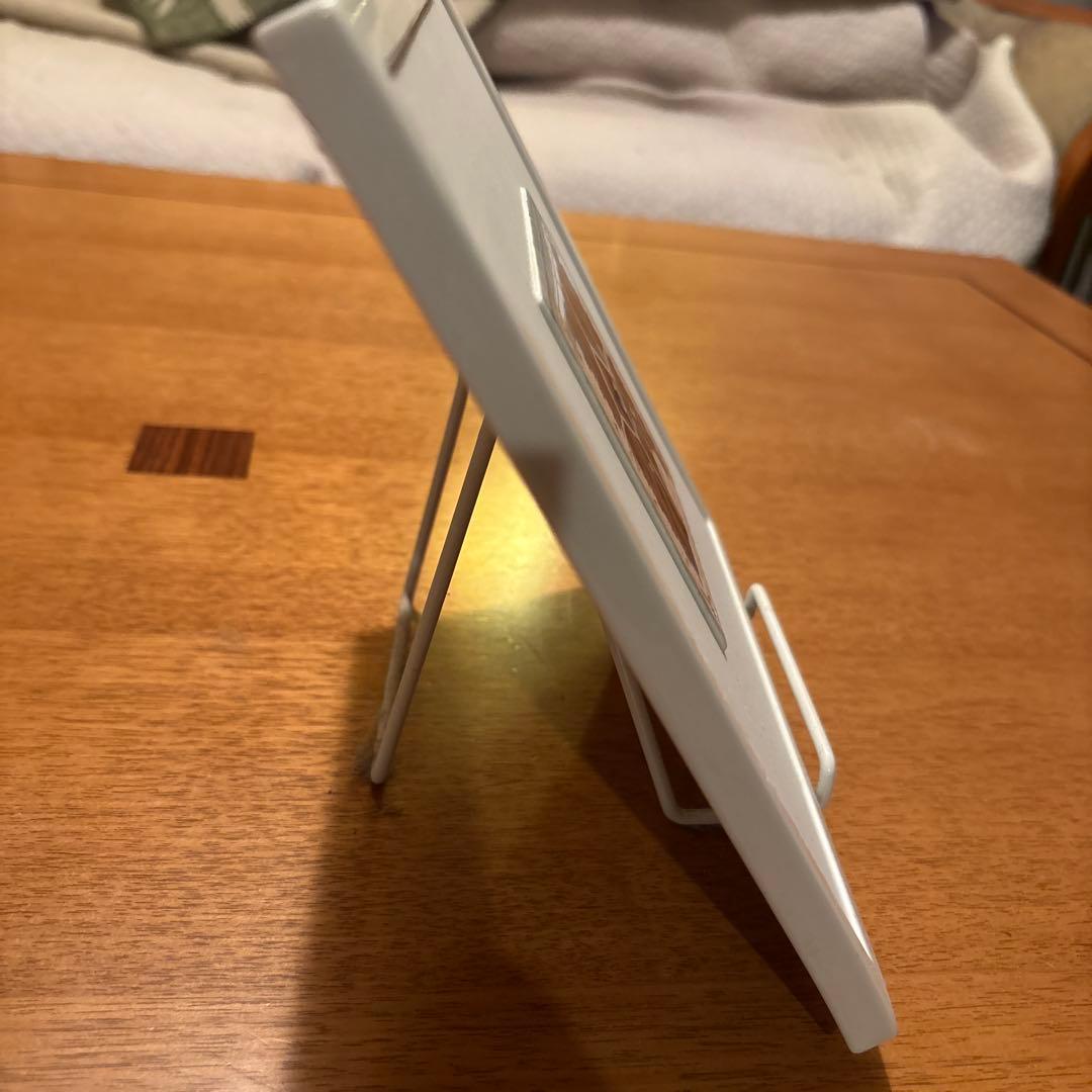  陶板　白い花