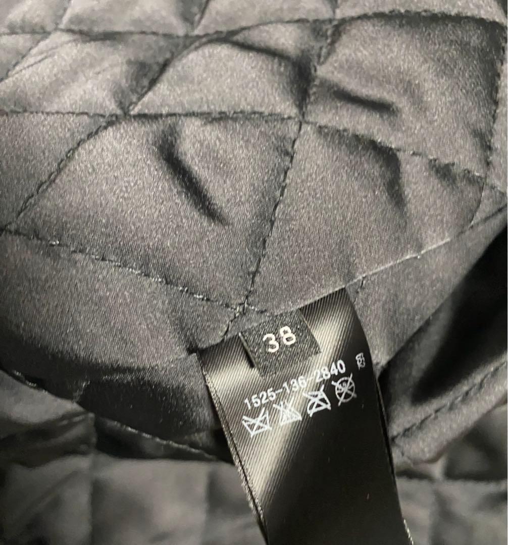 UNITED ARROWS レザー　羊革　ジャケット　ブルゾン　シルク　アルパカ