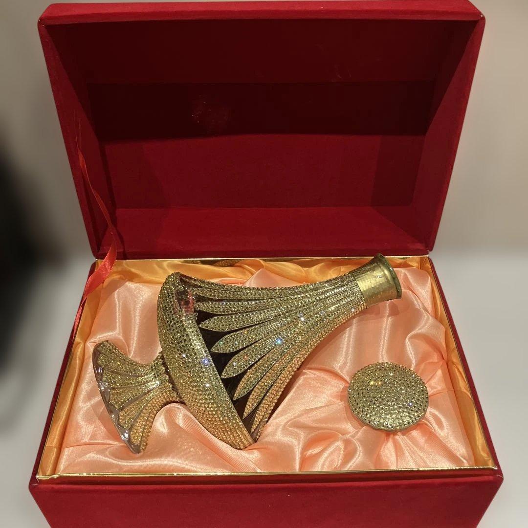 トラディション　クリスタルデキャンタゴールド　クラウンバイン　値下げ