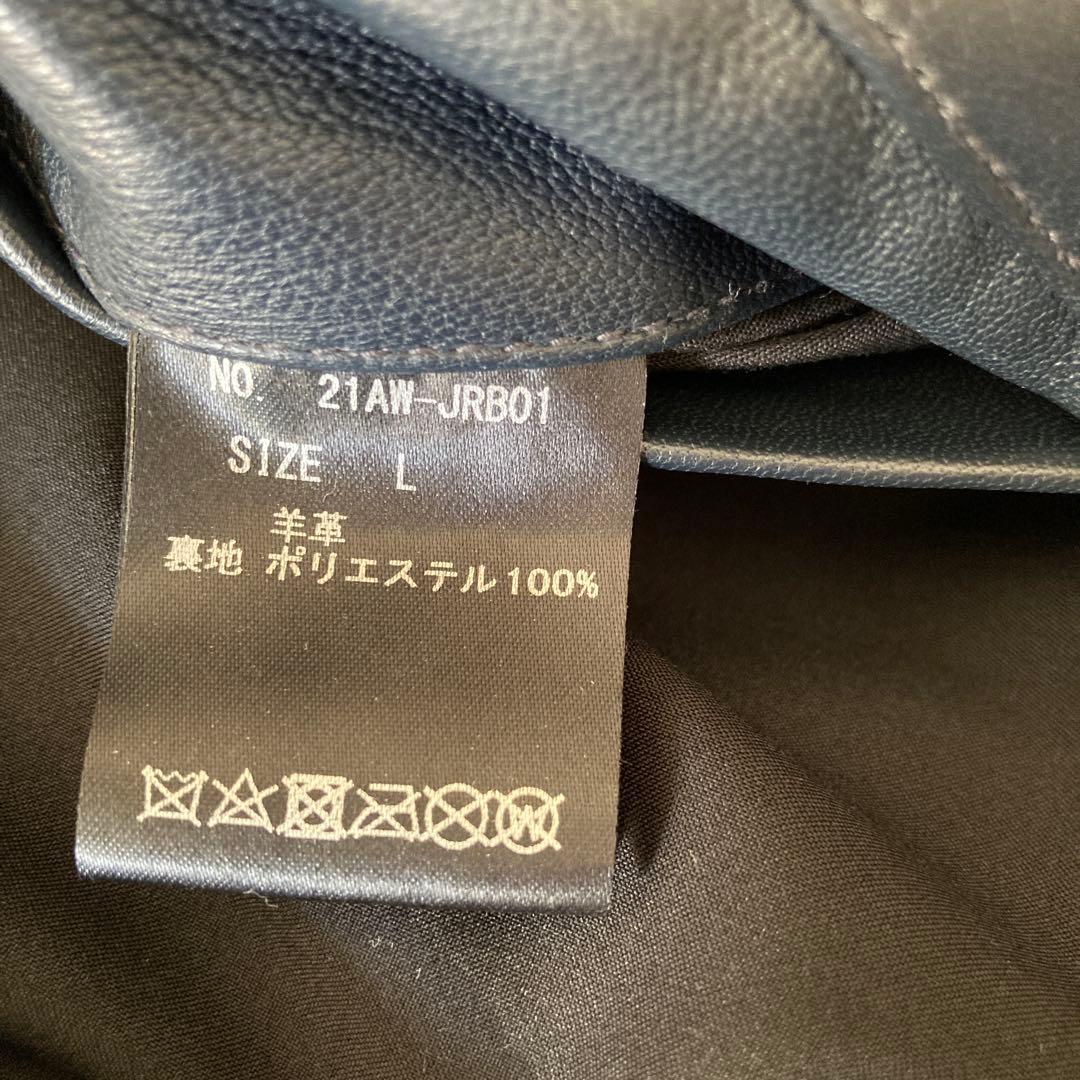 K*o様 JACKROSE ラムレザー ダブルライダースジャケット　Lサイズ