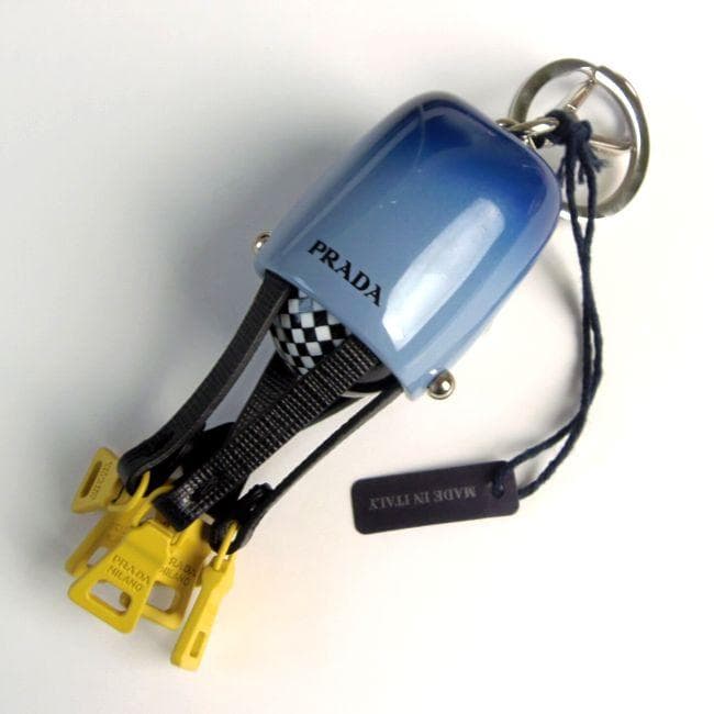 新品 PRADA プラダ TRICK キーチャーム バッグチャーム スキューバ