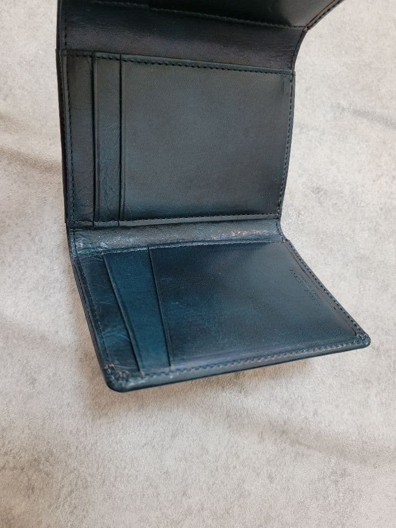 master-piece コンパクトウォレット(三つ折り)ブルー