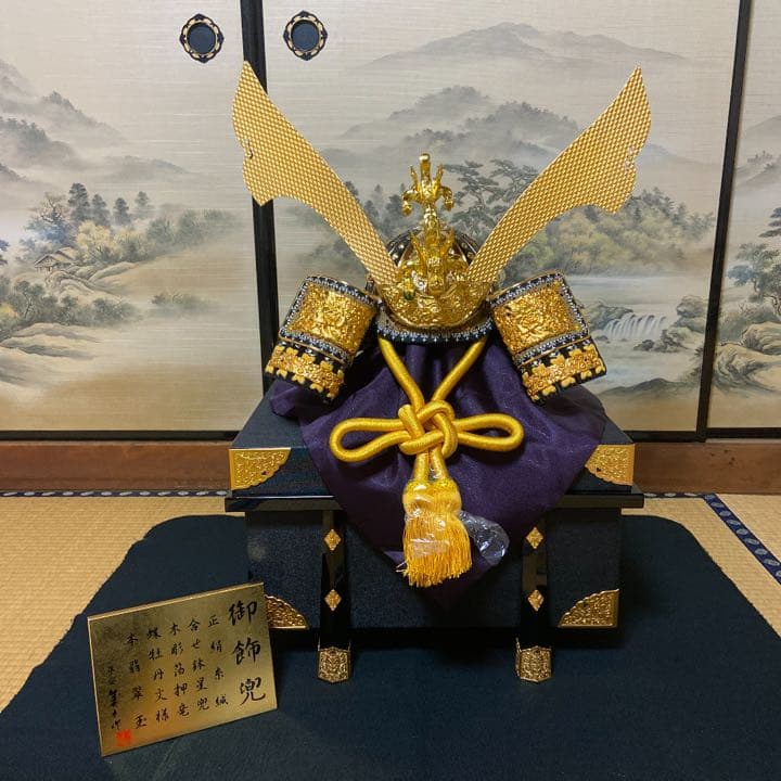 子供の日　端午の節句　兜飾り　端午の節句