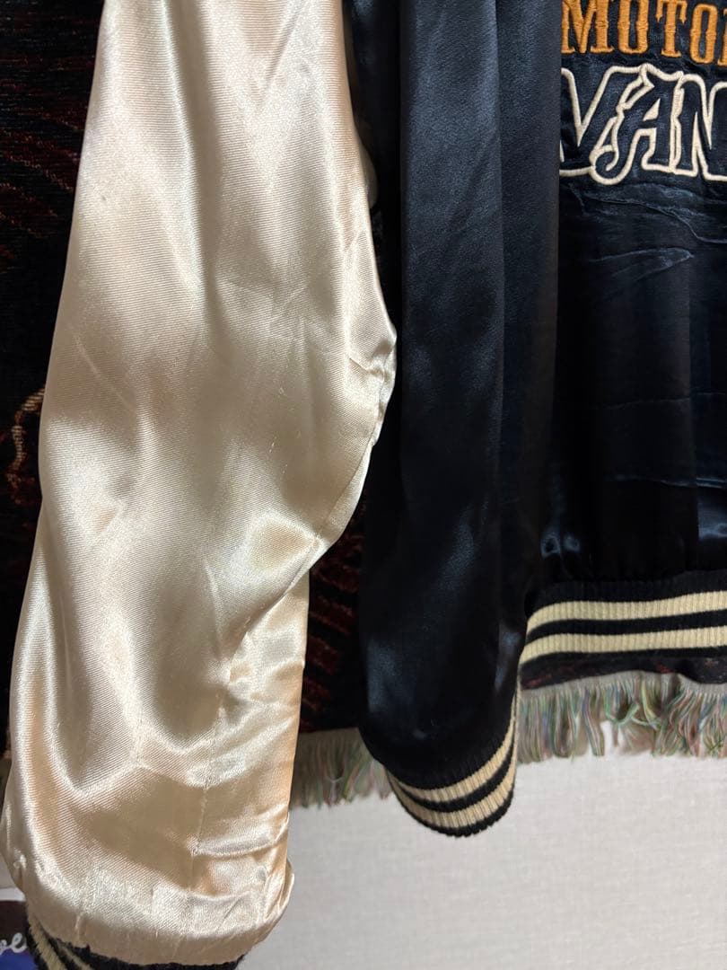 ［中古品］vanson バンソン　トムとジェリー　スカジャン　XXL