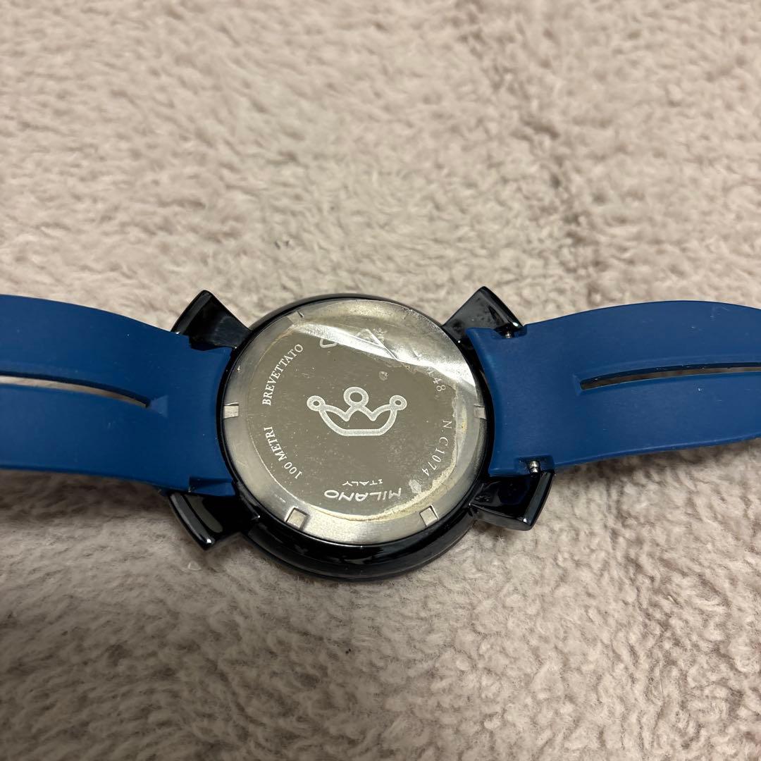GaGa Milano アナログ時計 青