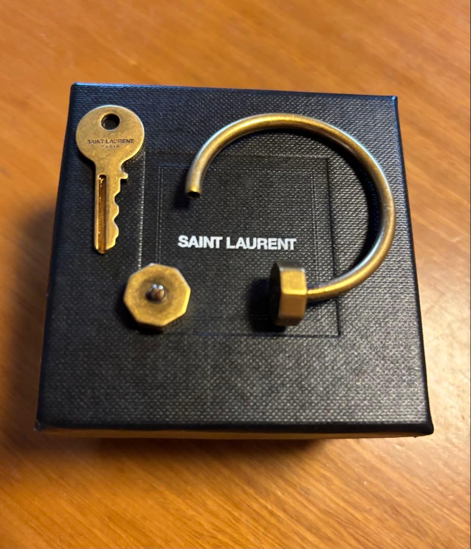 美品 SAINT LAURENT PARIS サンローランパリ キーホルダー
