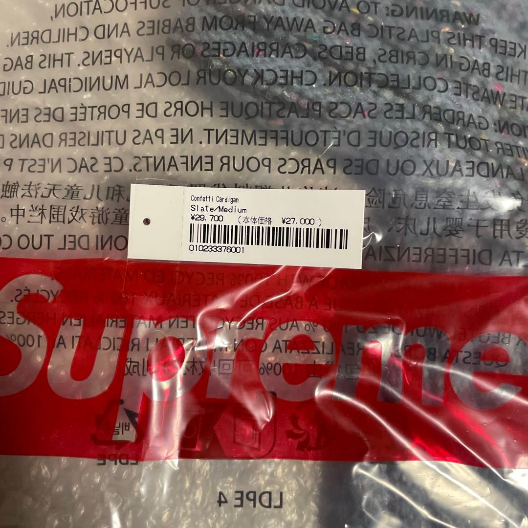トップス Supreme Confetti Cardigan Slate