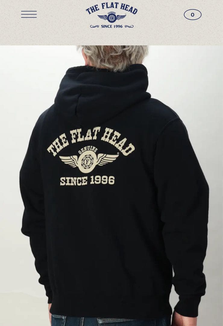 THE FLAT HEAD FN-SWP-216 パーカー 42 新品未使用