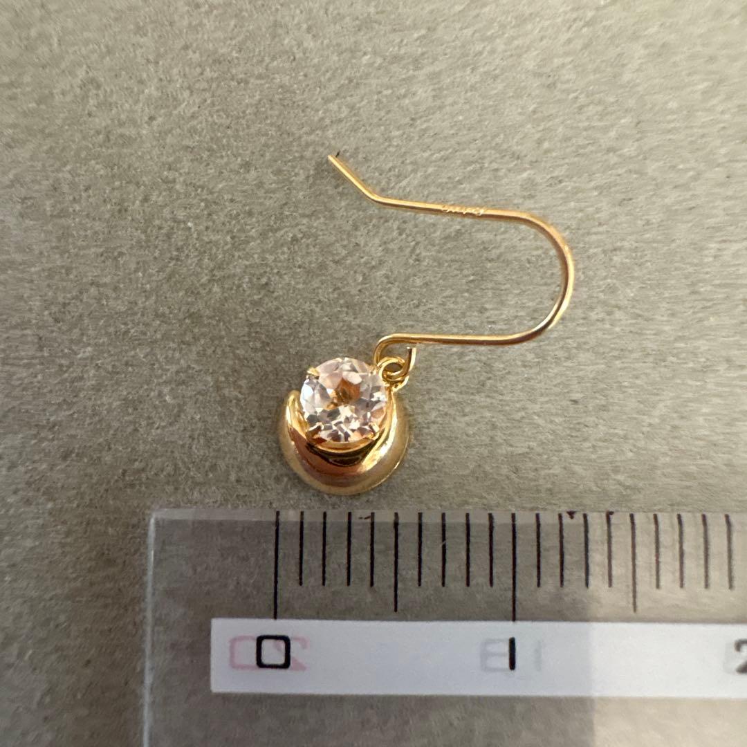 ⭐️2/3まで期間限定価格！K18 ♡ ジュエリーマキ ストーンフックピアス