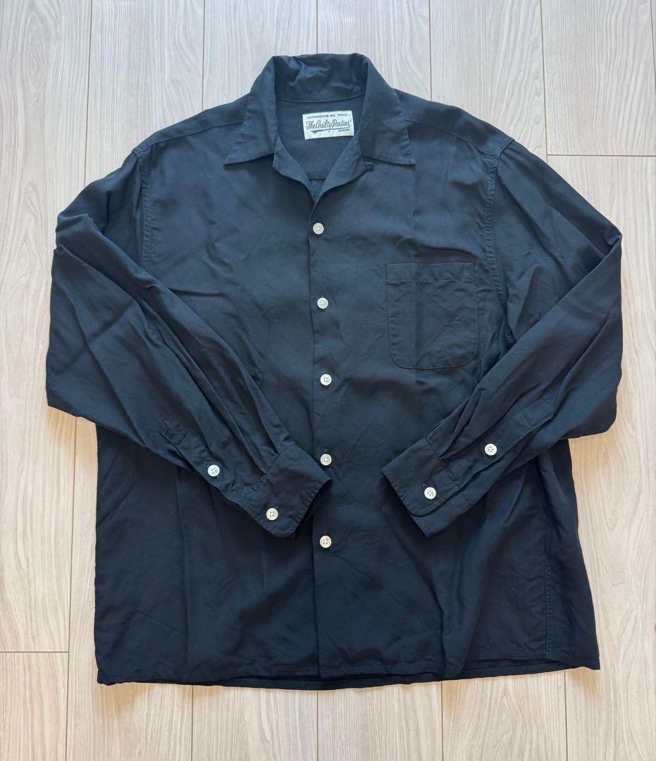 ワコマリア 50's シャツ 22FW M ブラック wackomaria