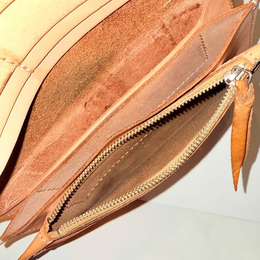 【希少】 デグナー カービング レザー ウォレット チェーン付き コンチョ