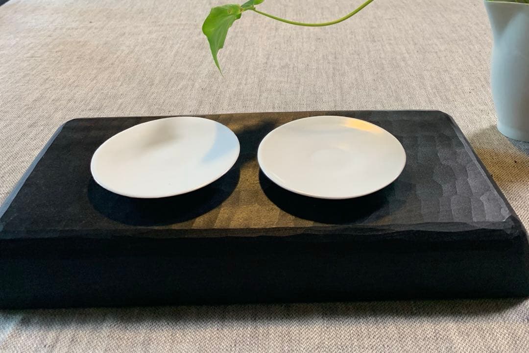 黒田泰蔵　白磁　小皿　銘々皿　希少　美品　プレート　オブジェ