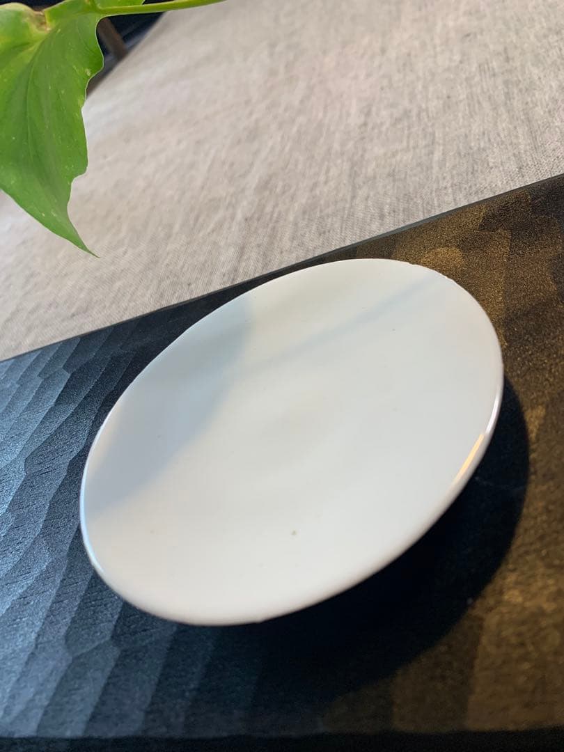 黒田泰蔵　白磁　小皿　銘々皿　希少　美品　プレート　オブジェ