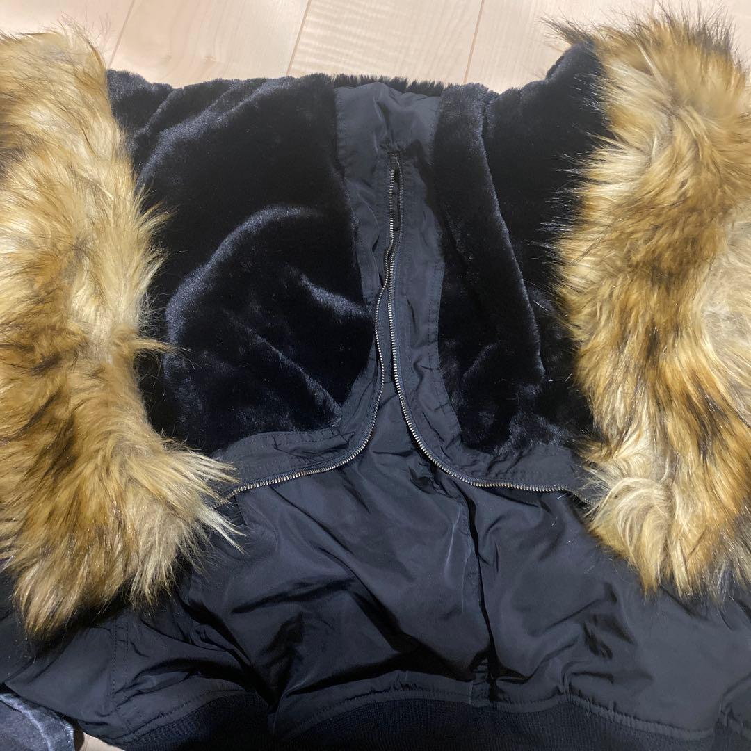 MOUSSY ファー付きミリタリージャケット