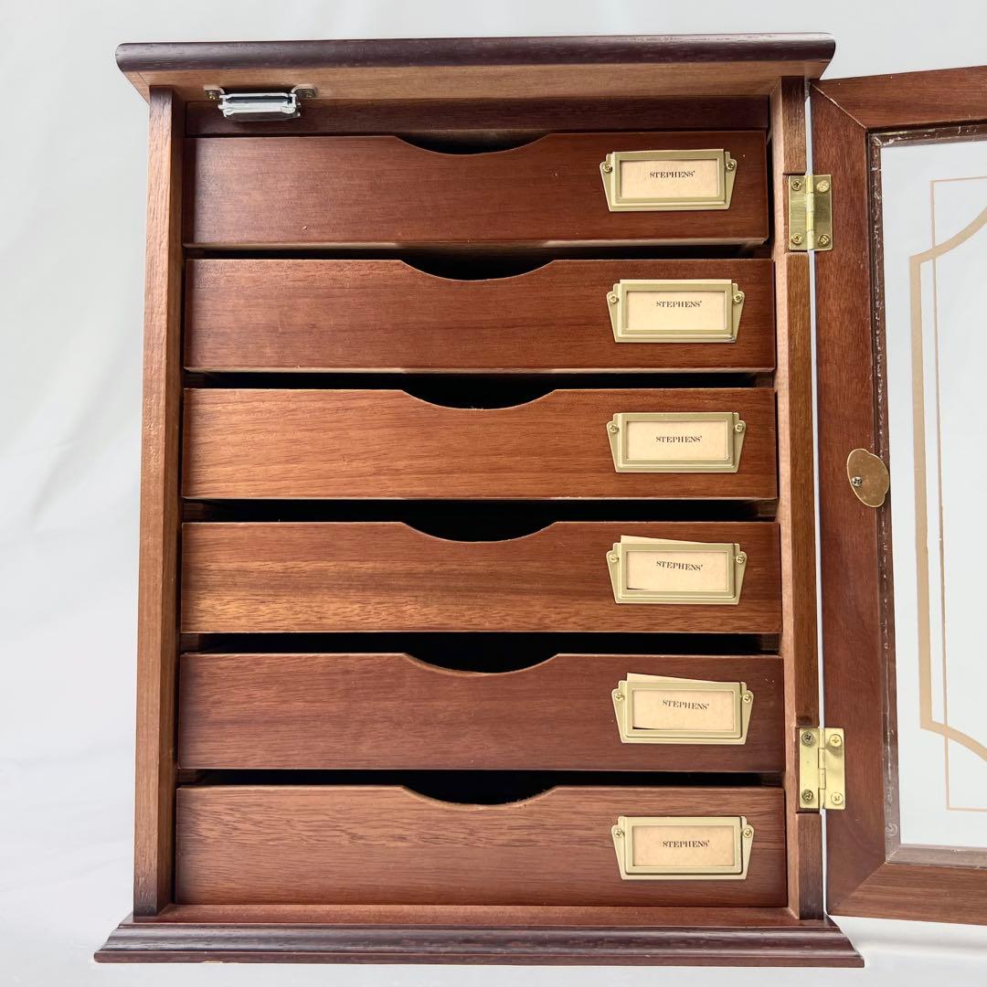小物入れ STEPHENS' 1936 Letter Case Box Vintage