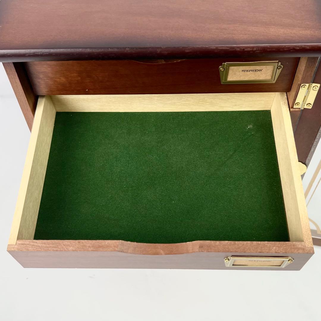 小物入れ STEPHENS' 1936 Letter Case Box Vintage