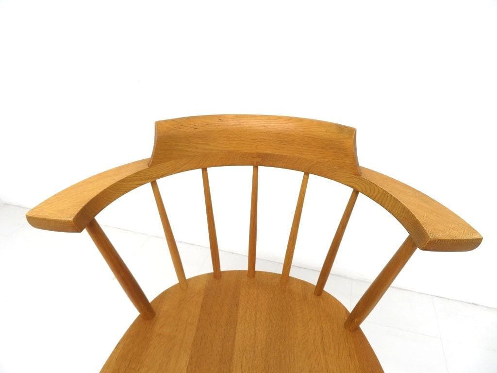 展示品　飛騨家具　柏木工　オーク材　デスクチェア　ウインザーチェア　北欧