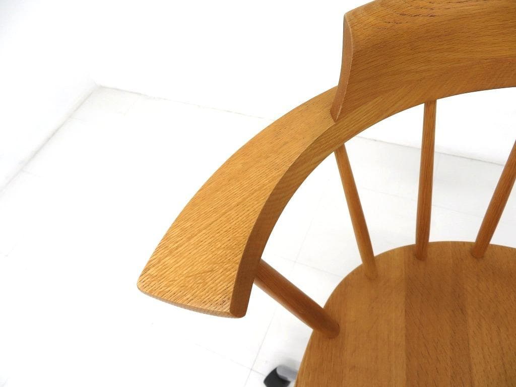 展示品　飛騨家具　柏木工　オーク材　デスクチェア　ウインザーチェア　北欧