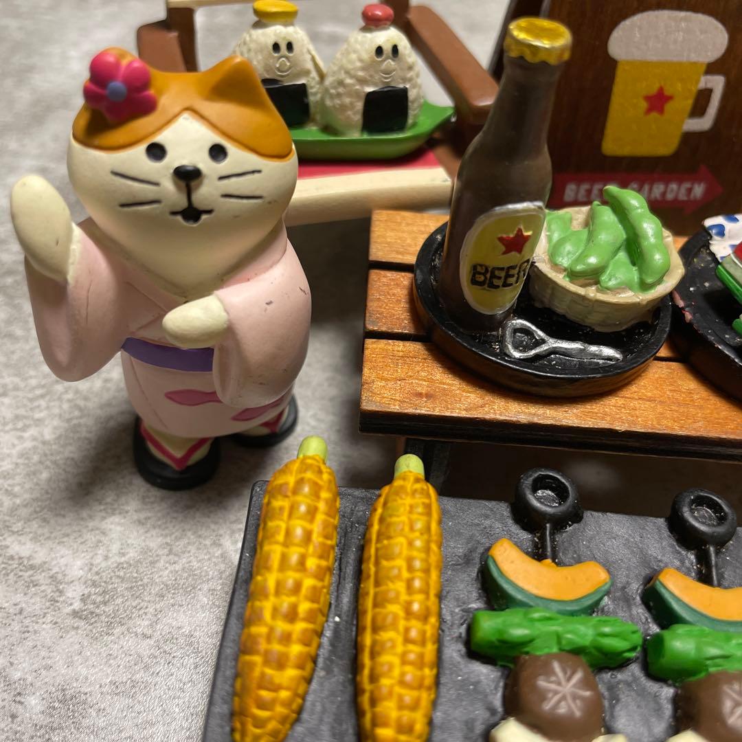 コンコンブル　デコレ　夏祭り　バーベキュー　パイナップルペンギン　ビール　スイカ