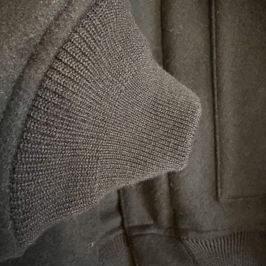 【美品・L】WTAPS JFW-01 JACKET MELTON BLACK 黒