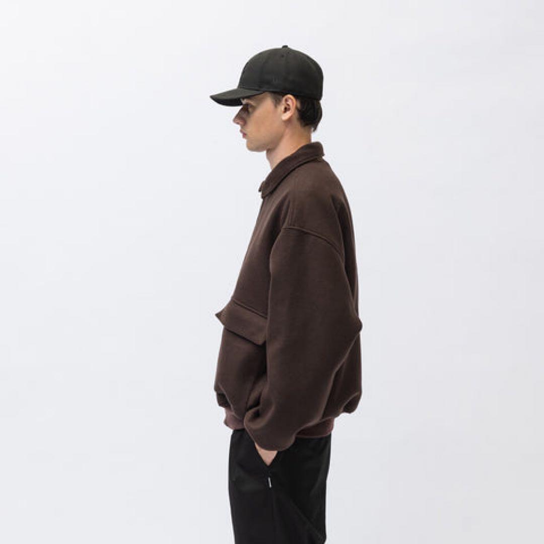 【美品・L】WTAPS JFW-01 JACKET MELTON BLACK 黒