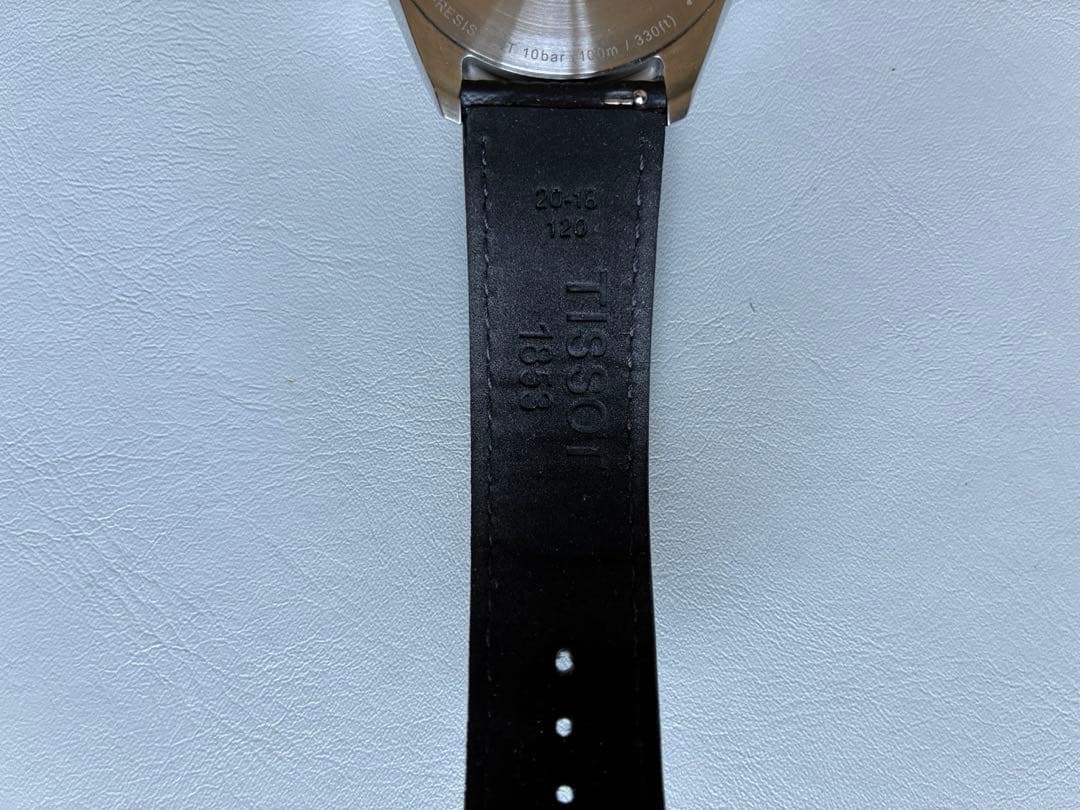 TISSOT PR100 40mm ブラック/ブラックレザー