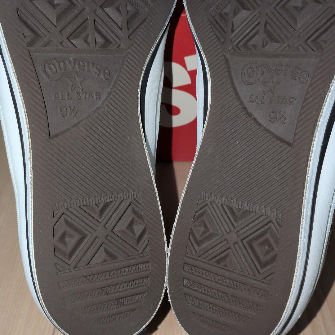 【US9.5】ワンスター　　黒×白　レザー　one star ALL STAR