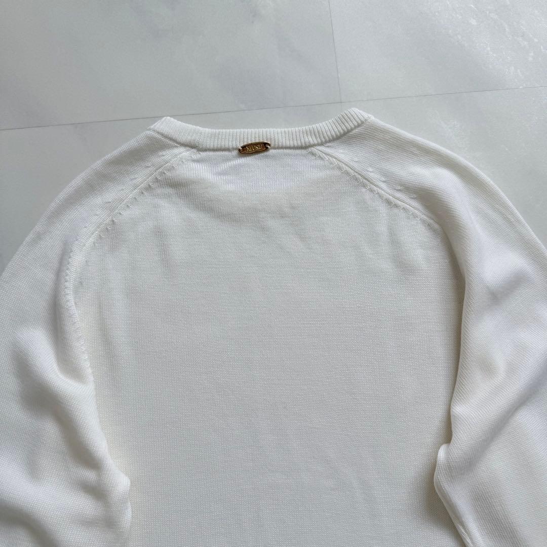 MUSE de Deuxieme Classe クルーネックニット　ウール100