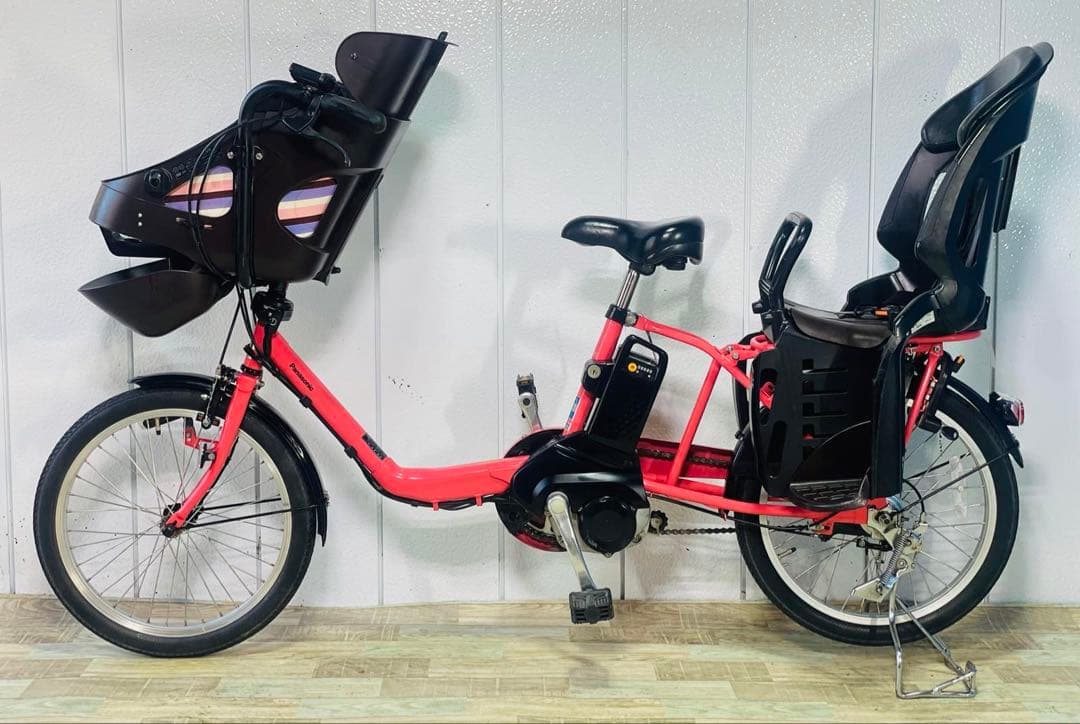 3093パナソニック12アンペア　3人乗り対応子供乗せ　電動アシスト自転車