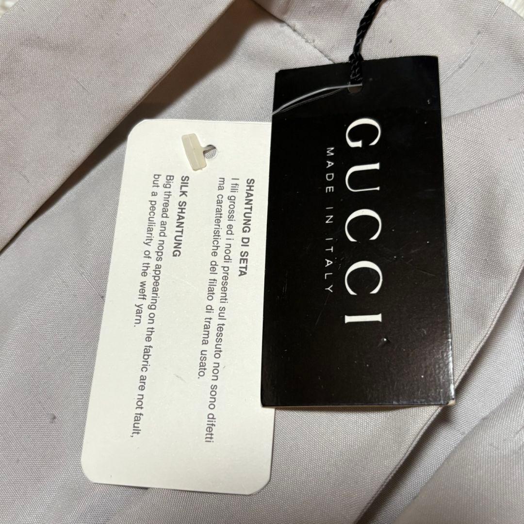 極美品 グッチ スーツ セットアップ パンツ シルク素材