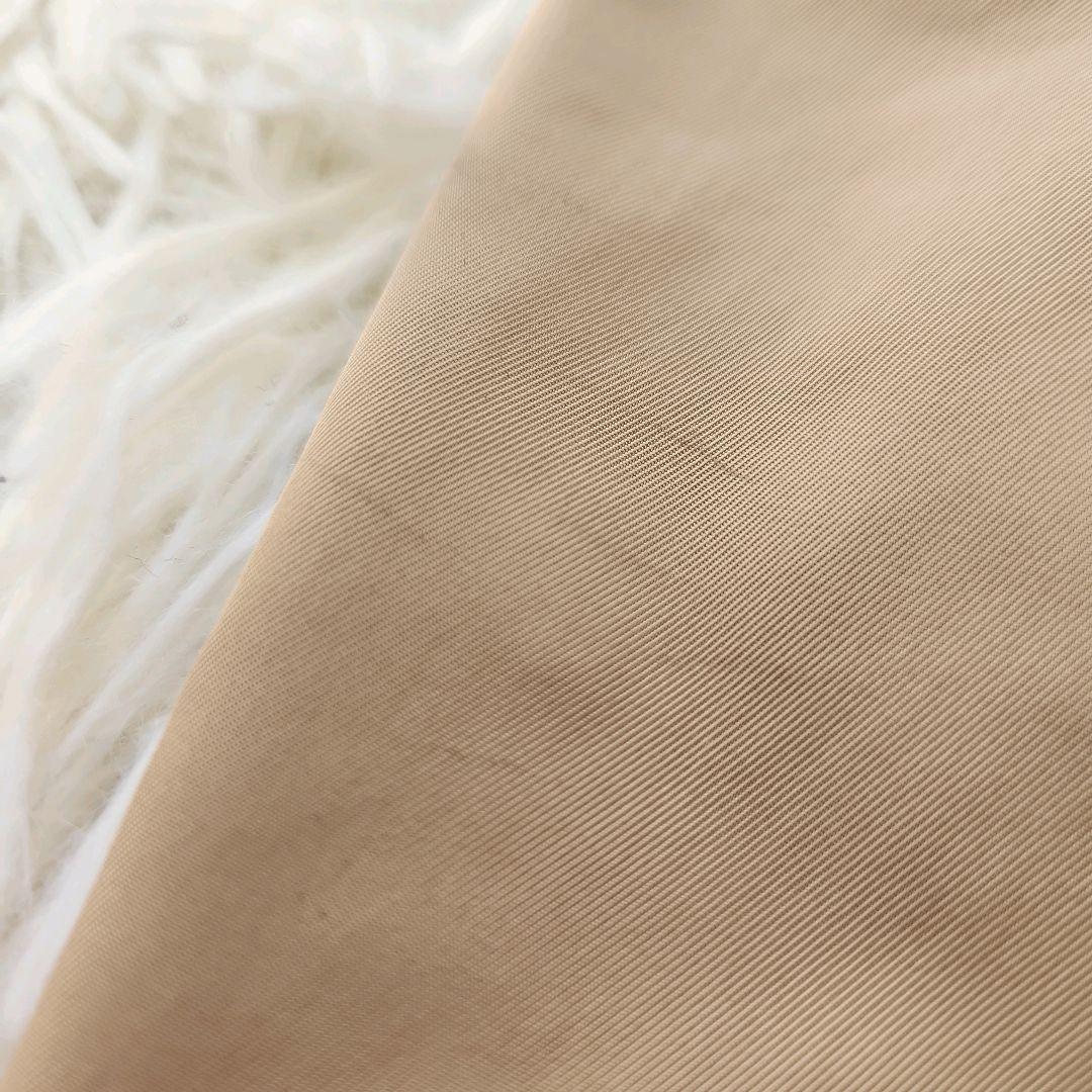 ランバンオンブルー　トレンチコート　ライナー付き　プリーツ　S　ベージュ