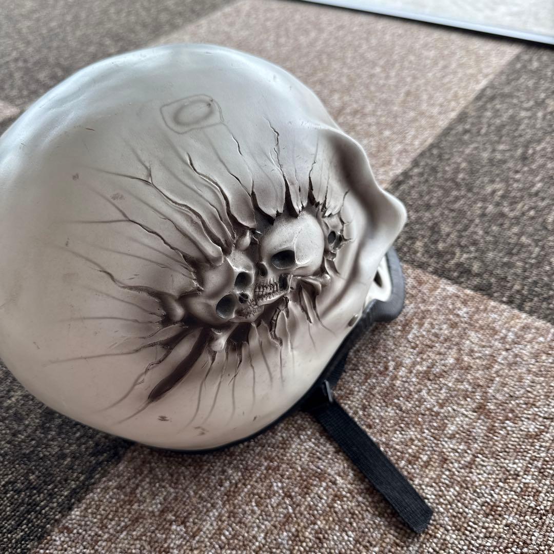 とち‼️ スカルデザイン ヘルメット