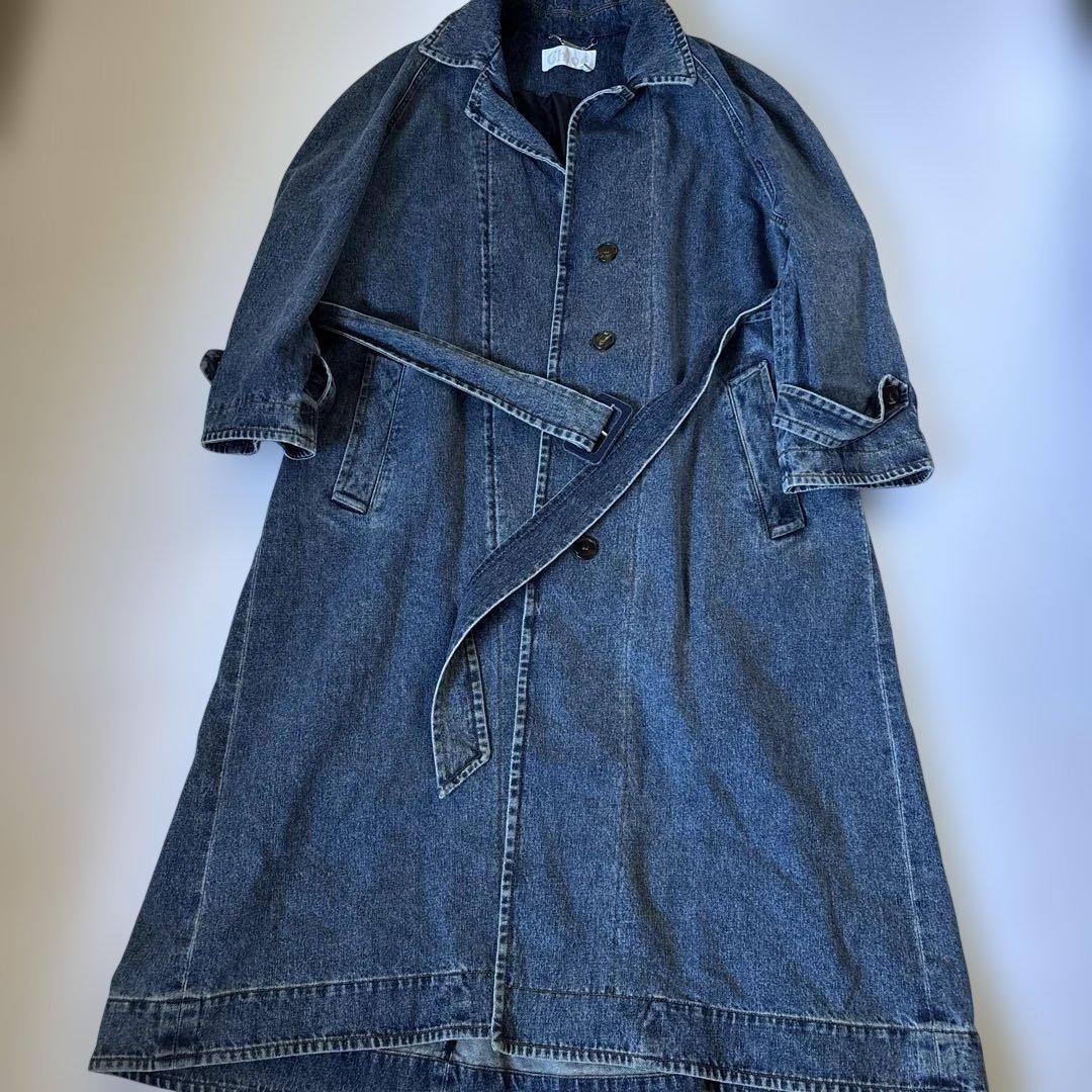 美品　chloe デニムトレンチコート