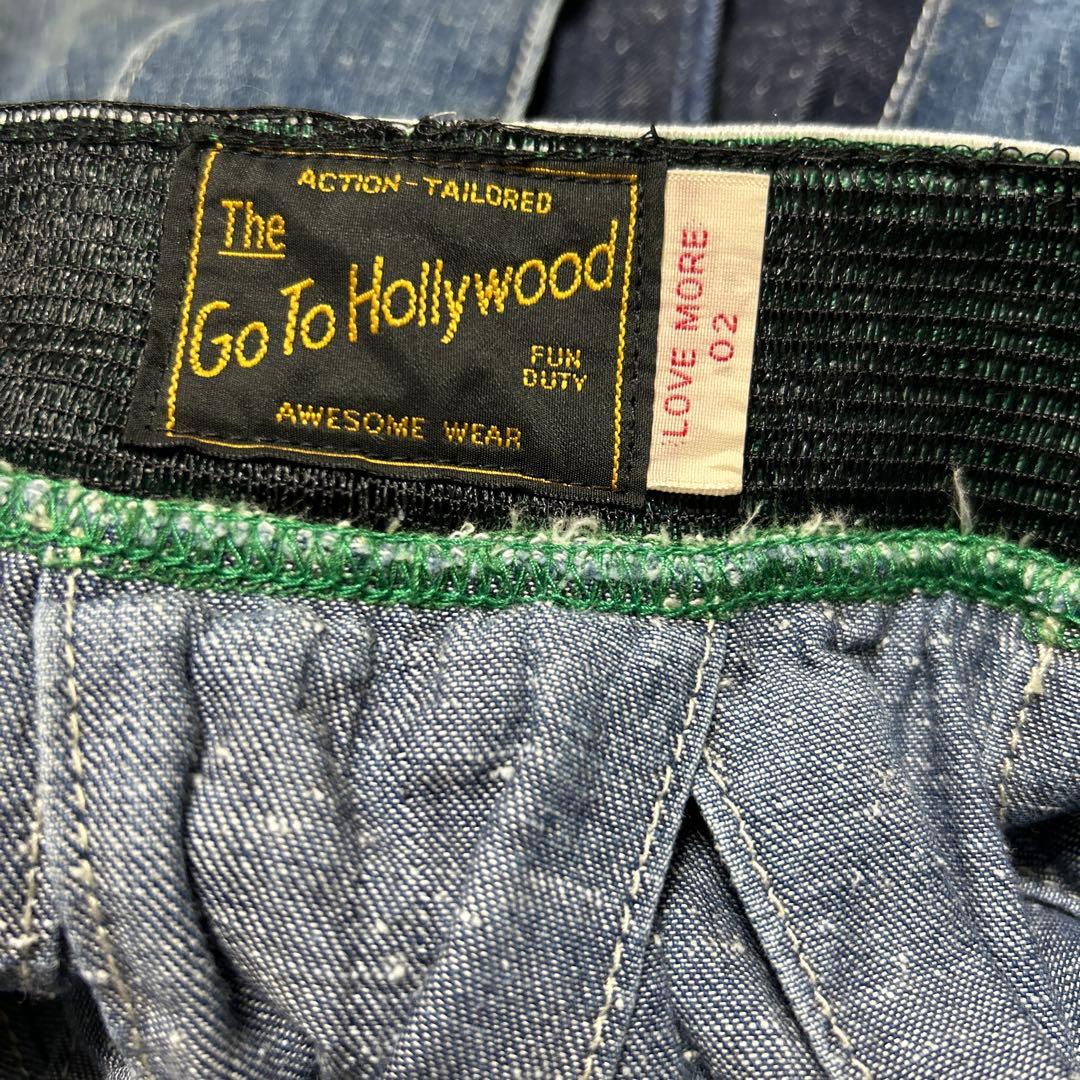 ペペロンチーノ go to holleywood プリーツデニムスカート