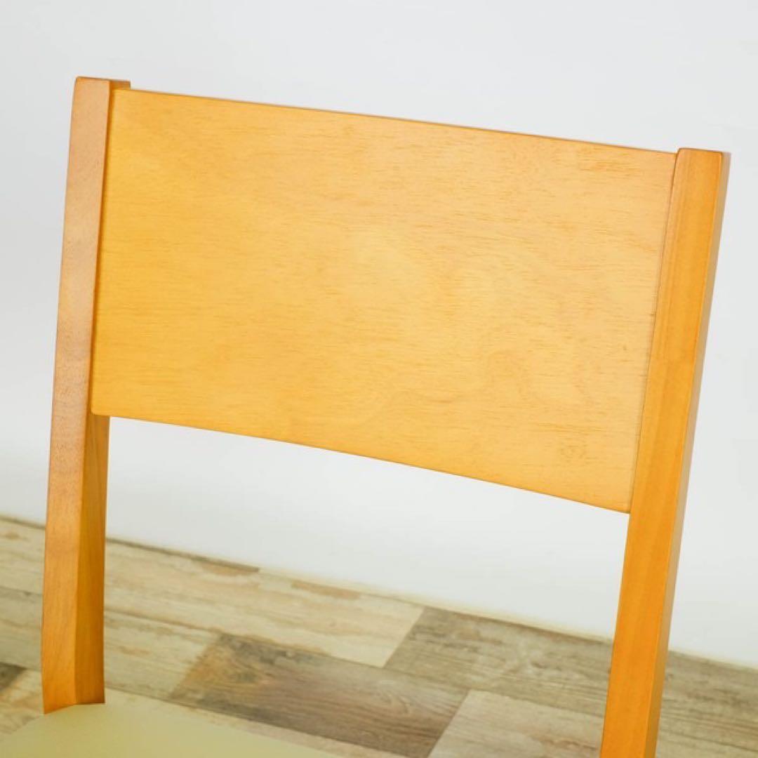 L 新品 ダイニングチェア 4脚セット ナチュラル 椅子 イス チェア リビング