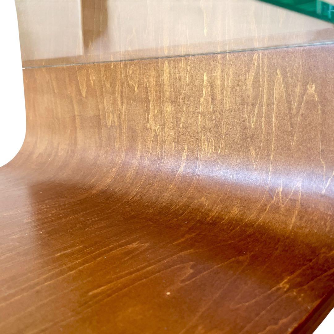 ミッドセンチュリー ガラス ローテーブル センターテーブル コーヒーテーブル 机