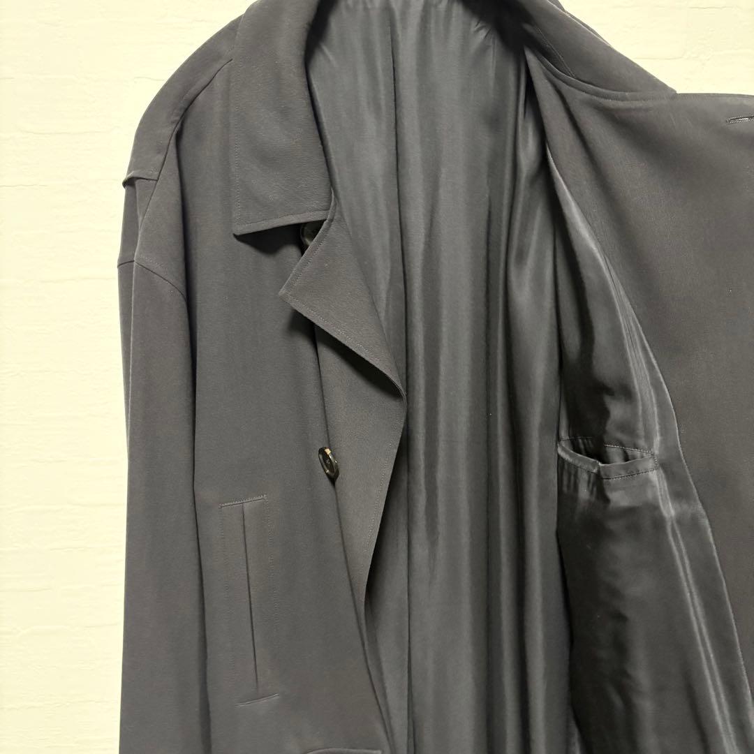 ジャケット・アウター AURALEE HARDTWIST WOOL DOBBY HALF COAT 4