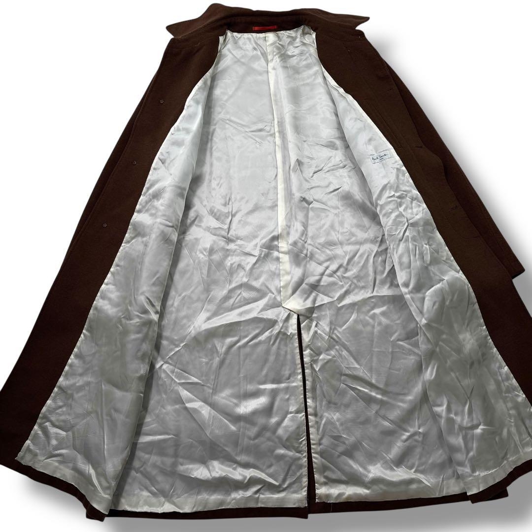 高級】Paul Smith　ポールスミス　カシミヤ　ロングコート　ステンカラー