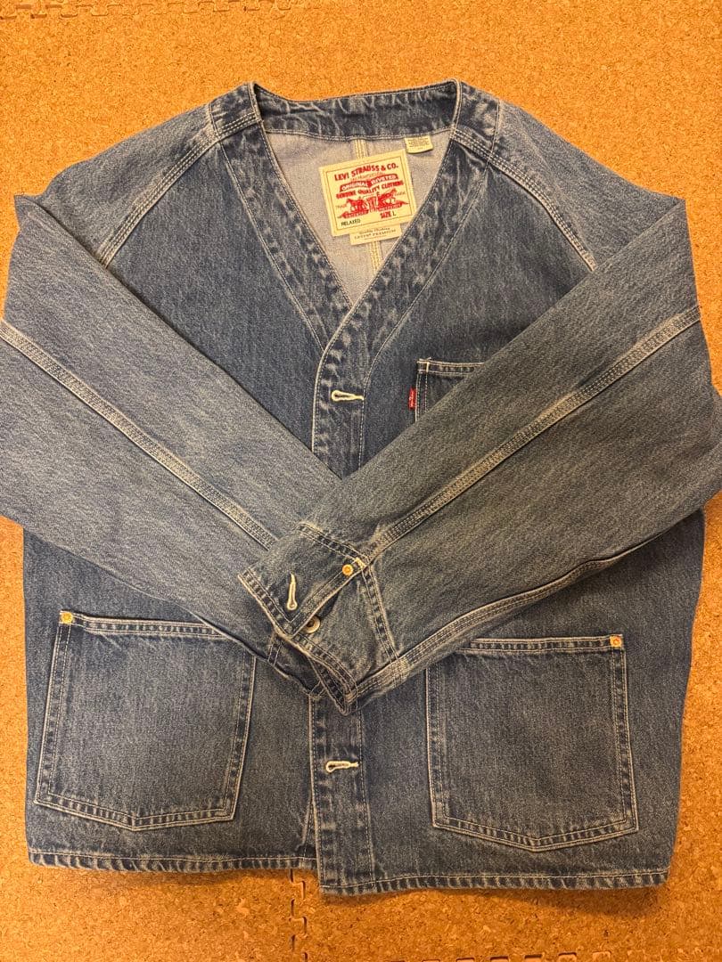 Levi's デニム カーディガン Lサイズ