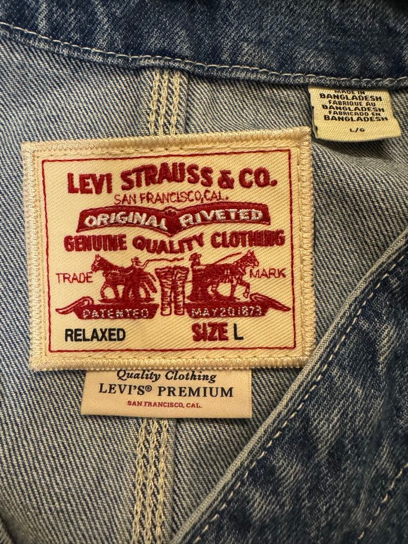 Levi's デニム カーディガン Lサイズ
