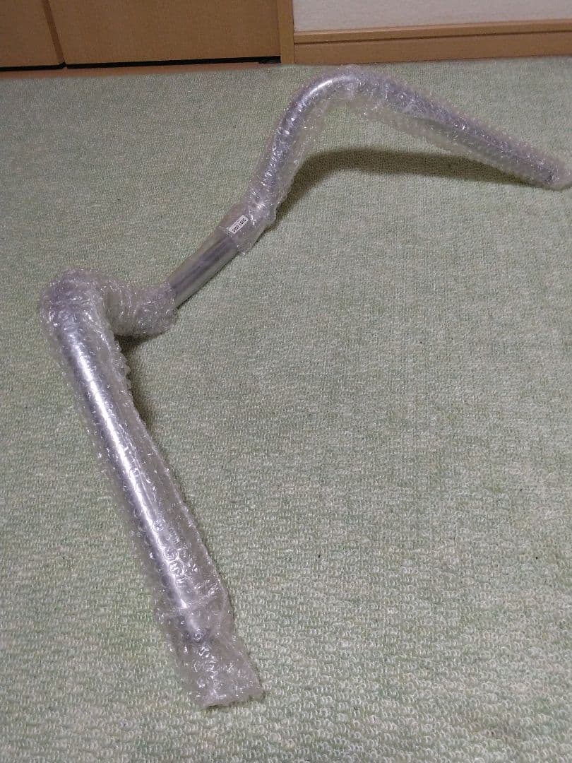 wlanガッツクローム　ハーレー用 LOW RISE BAR へこみ無し
